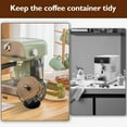 thumbnail image 4 of Tzdxfgl Coffee Pod Holders Basket with Wood Lid, Large Capacity K Cup Holder for Counter, Black, 4 of 10