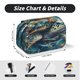 thumbnail image 5 of Disketp Colorful Plant Turtle Estuche de Lápices de Doble Capa con Tapa Abatible y Cremallera, Organizador Escolar para Adolescentes y Adultos, 5 of 7