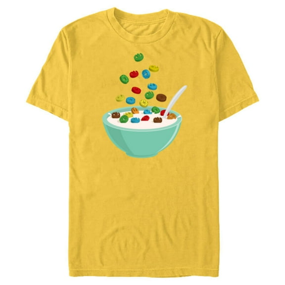 Star Wars Bowl of Cereal - Short Sleeve Blended T-Shirt for Adults - Customized-Yellow