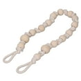 thumbnail image 4 of Boho Boho Rideaux Tiebacks Style Bohème Durable Corde en Bois Large Application Rideaux Holdbacks pour Papier Serviette Rideau, 4 of 8