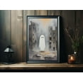 thumbnail image 3 of Spooky Ghost In A City, Wall Art Print, Halloween Decor, Ghost Wall Art, Dark Academia Poster, Haunted Ghost, Spooky Horror Art - Best gifts your whole family, 3 of 7