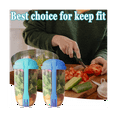 thumbnail image 5 of 3Pcs Salad Meal Shaker Cup,33.8 Oz Fresh Salad Cup with Fork and Salad Dressing Holder, Fresh Salad To Go Container, 5 of 7