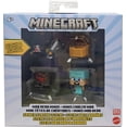 thumbnail image 5 of Minecraft Mob Head Minis Spider Slayer Steve Pack with 2 Action Figures, 5 of 5