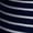Navy Blue, variant on Women's Boat Neck Striped Ribbed Slim Fit Cropped Sleeveless Tank Top Black XL