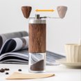 Manual Coffee Grinder Stainless Steel Hand Adjustable For Kitchen