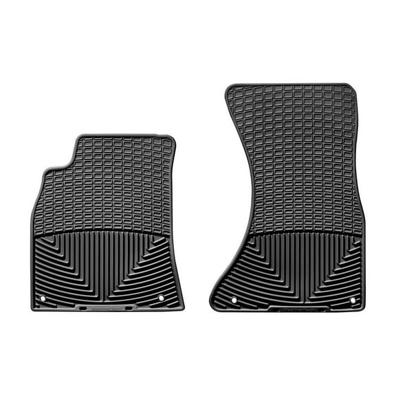 WeatherTech All-Weather Floor Mats compatible with Audi A4, S4, S5 - 1st Row (Driver & Passenger), Black