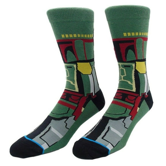 Star Wars Boba Fett Character Crew Socks
