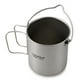 thumbnail image 3 of Copa de titanio Olla de titanio ultraligera de 750 ml Taza de agua de titanio portátil con tapa y as Lixada Copa de titanio, 3 of 7