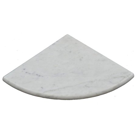 

Carrara Marble Corner Shelf Polished 9 by 3/4 Thick