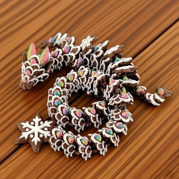 3D Printed Flexible Joint Movable Desktop Ornament Decorative Toy for Home Living Room Study Display