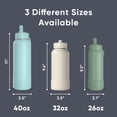 thumbnail image 2 of Hydrapeak 26oz Sport Insulated Water Bottle with Straw or Chug Lid, Leak & Spill Proof, Keeps Drinks Cold for 24 Hours, Hot for 12 Hours, Premium Stainless Steel Water Bottles (26oz, Navy), 2 of 9