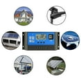 thumbnail image 4 of KAKOWELY solar controller 10A 12V/ 24V Solar Charge Controller Generator for Home Solar Panel Battery Intelligent Regulator with USB Ports Backlight Display, 4 of 5