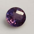 thumbnail image 2 of 13.50 Carat Round Checker Cut Natural Alexandrite Gemstone Color Change, 2 of 2