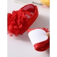 thumbnail image 4 of Baby Girl Toddler Shoes Flowers Soft Sole Walking Princess Shoes and Shoes Headband Set, 4 of 5