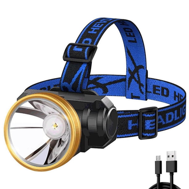 Escalada Accesorios de iluminación de antorcha de faro de seguridad portátil para acampar ciclismo pesca