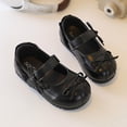 thumbnail image 5 of Viluyesy Girls Spring Summer Dress Shoes - Glossy Bowknot Flats Soft Sole Princess Wedding Party School Black Size 10, 5 of 6