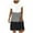 Black#1, variant on fartey Sundresses for Women 2023 Trendy Stripe Dot Print Loose Fit Mini Dress Lounge Crew Neck Short Sleeve Dresses, S-5XL