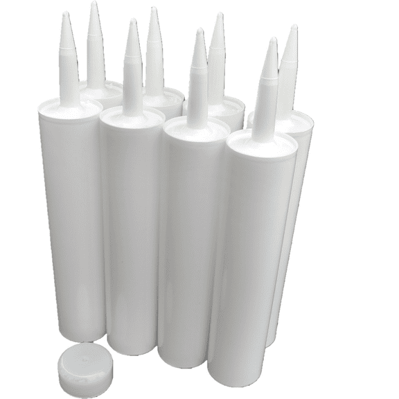 EMPTY CAULK TUBE - FILLABLE CAULKING CARTRIDGE - 8 Pack