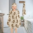 thumbnail image 5 of joogoo Horses Kids Hooded Beach Towel Baby Bath Towel 23.5"x50", 5 of 7