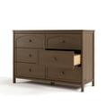 thumbnail image 3 of Graco Olivia 6 Drawer Double Dresser, Hazelnut, 3 of 10