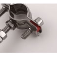 thumbnail image 2 of Soportes para tubos de pared de acero inoxidable montados en el techo, 5 soportes para tubos ajustables, abrazaderas para tubos con tornillos para tubos de 25 mm (3/4 pulgadas) de diámetro (25 mm-27 mm) Rojo Verde, 2 of 5