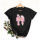 thumbnail image 3 of Mujeres Manga Corta de Verano Tops Pascua Impresa Cuello Redondo, Blusa de Moda Casual para la Primavera, 3 of 3