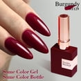 thumbnail image 3 of Esmalte de uñas en gel Double Rhythm Pure Sheer 15 ml Burgundy, 3 of 9