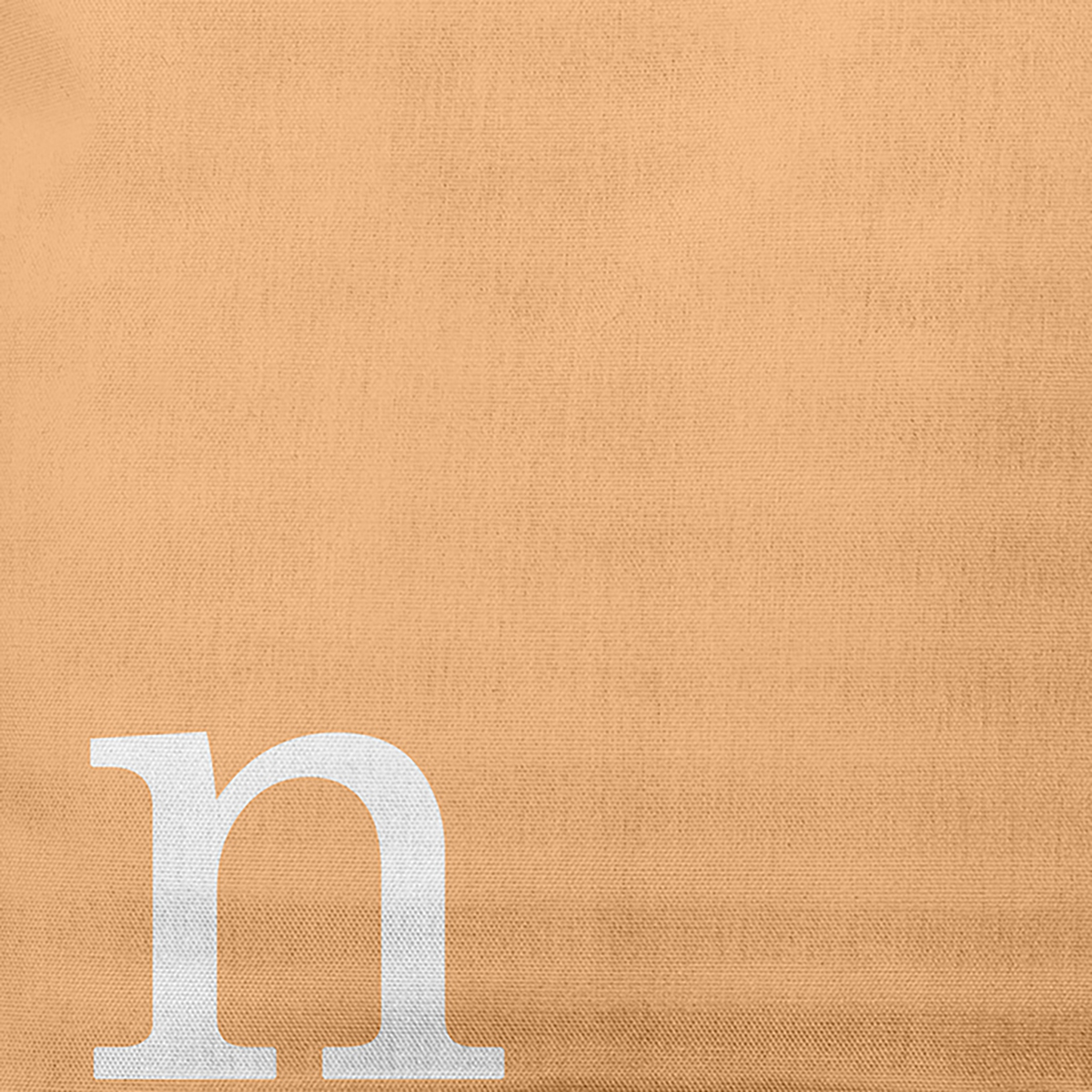 Simply Daisy 16" x 16" Modern Monogram Indoor/Outdoor Polyester Throw Pillow, Pale Gold