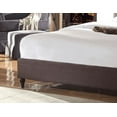 thumbnail image 2 of King Size Upholstered Platform Bed Frame with 51" Tall Headboard - Button Tufted Cloth Bed - Wood Slat Support with Storage Space- No Box Spring Needed- Easy Assembly- Brown - OLIVER & SMITH, 2 of 2