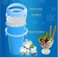 thumbnail image 3 of Slushie Maker Cup Quick Freeze Magic Squeeze Cup Milkshake Cup Ice Cream Maker Blue- kaili Sencillez, 3 of 5