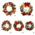thumbnail image 2 of Christmas Wreath Lights 10 LED with Artificial Spruce 12" X 12", 2 of 5