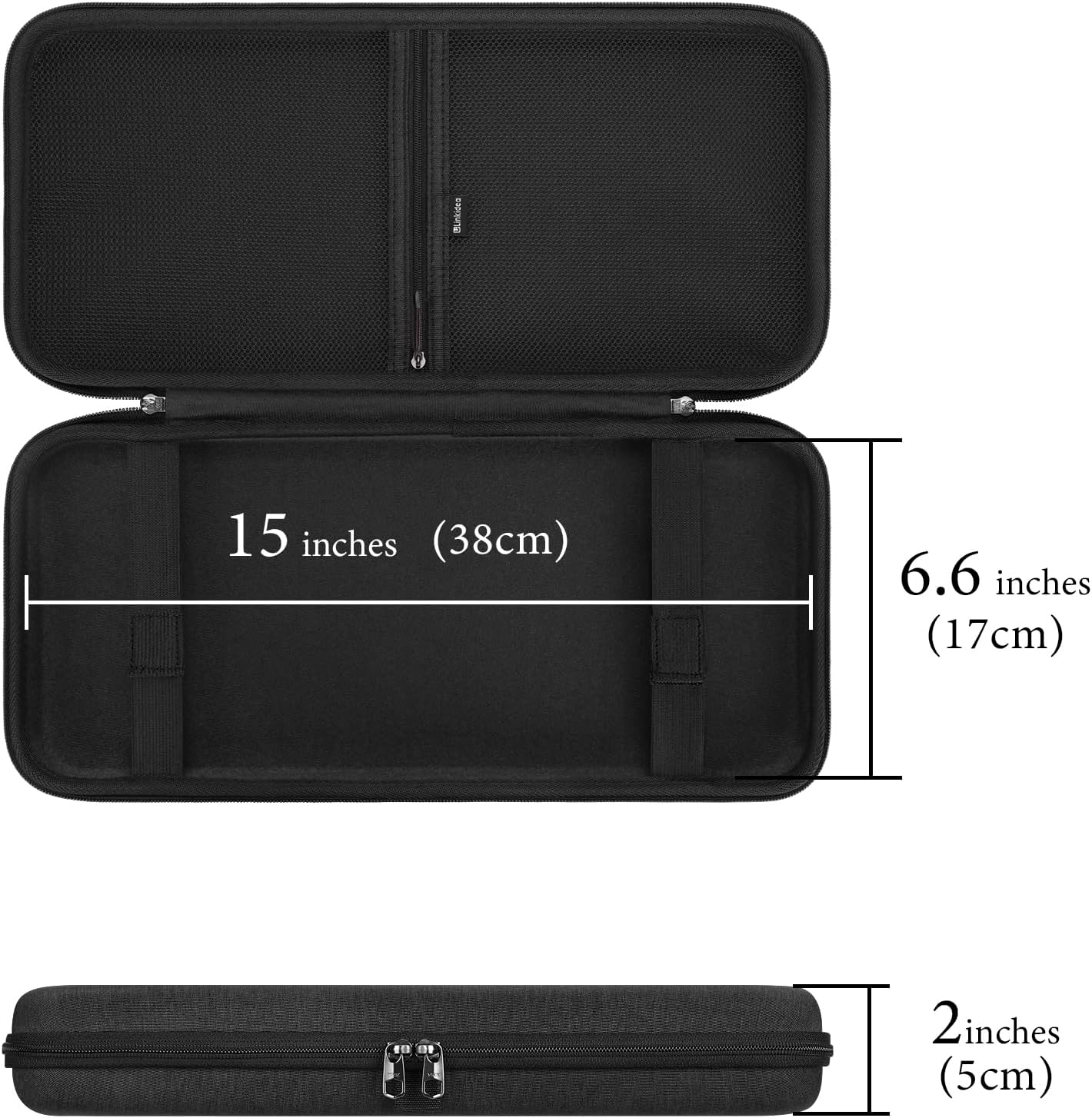 Hard Travel Case Compatible with TKL Tenkeyless Wireless/Wired Keyboard, Computer 87 Keys Keyboard Carrying Case Protective Storage Box Bag