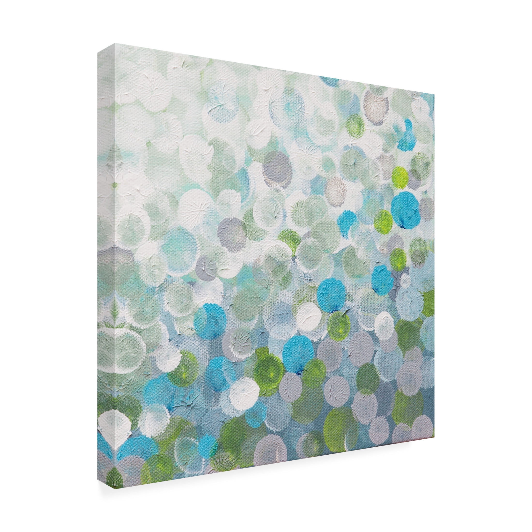 Canvas Wall Art - Hilary Winfield 'Infinity 3' Wall Art for Living Room, Bedroom, or Office Décor by Trademark Fine Art - 14 x 14 Inches
