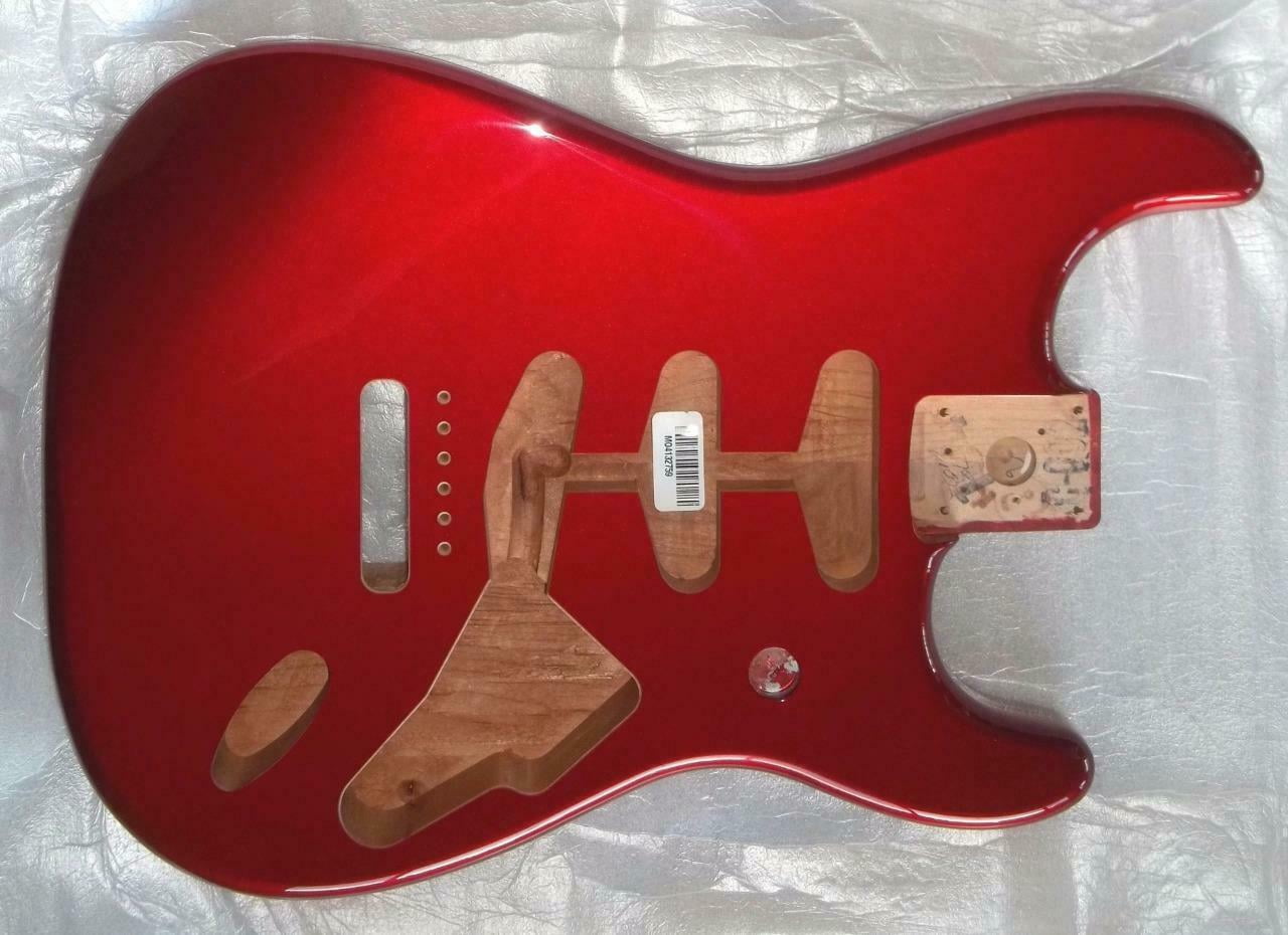 Fender® MIM Candy Apple Red Alder Strat Body~2 7/32" Bridge~S/S/S~4.2 lbs~New