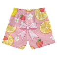 thumbnail image 2 of Kids' Beach Pants Comfortable Swim Trunks Bow Ribbon and Orange Shorts for Pool Vacation and Lounge Wear 5T, 2 of 8