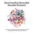 thumbnail image 4 of Thinsony 20 Pieces Tongue Ball Barbell Decorative Ring Accessory, 4 of 6