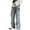 Blue, variant on Baggy Cargo Pants for Women Wide Leg Jeans Y2k Hip Hop High Waisted Pants Casual Streetwear Grunge Clothes Black 14(XXXL)