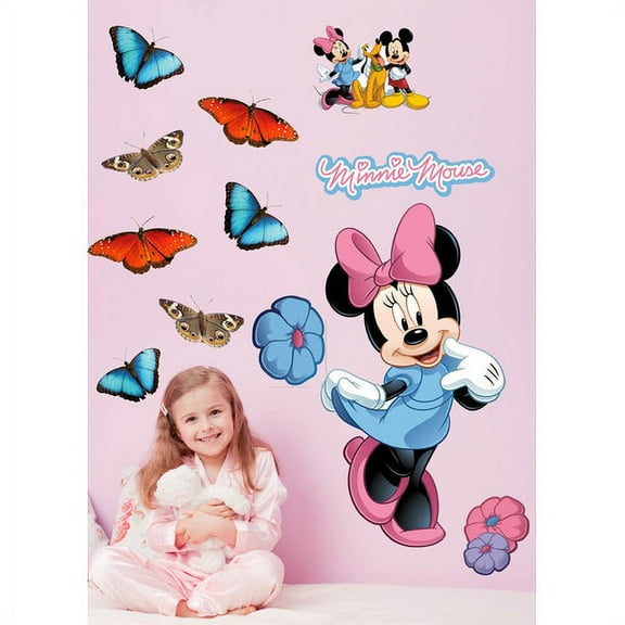 Wallhogs Disney Mickey and Friends Minnie Mouse Cutout Wall Decal
