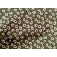 thumbnail image 4 of oneOone Cotton Poplin Olive Green Fabric Artistic Flower Sewing Material Print Fabric By The Yard 56 Inch Wide, 4 of 4