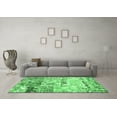thumbnail image 3 of Ahgly Company Indoor Rectangle Oriental Emerald Green Industrial Area Rugs, 5' x 8', 3 of 4