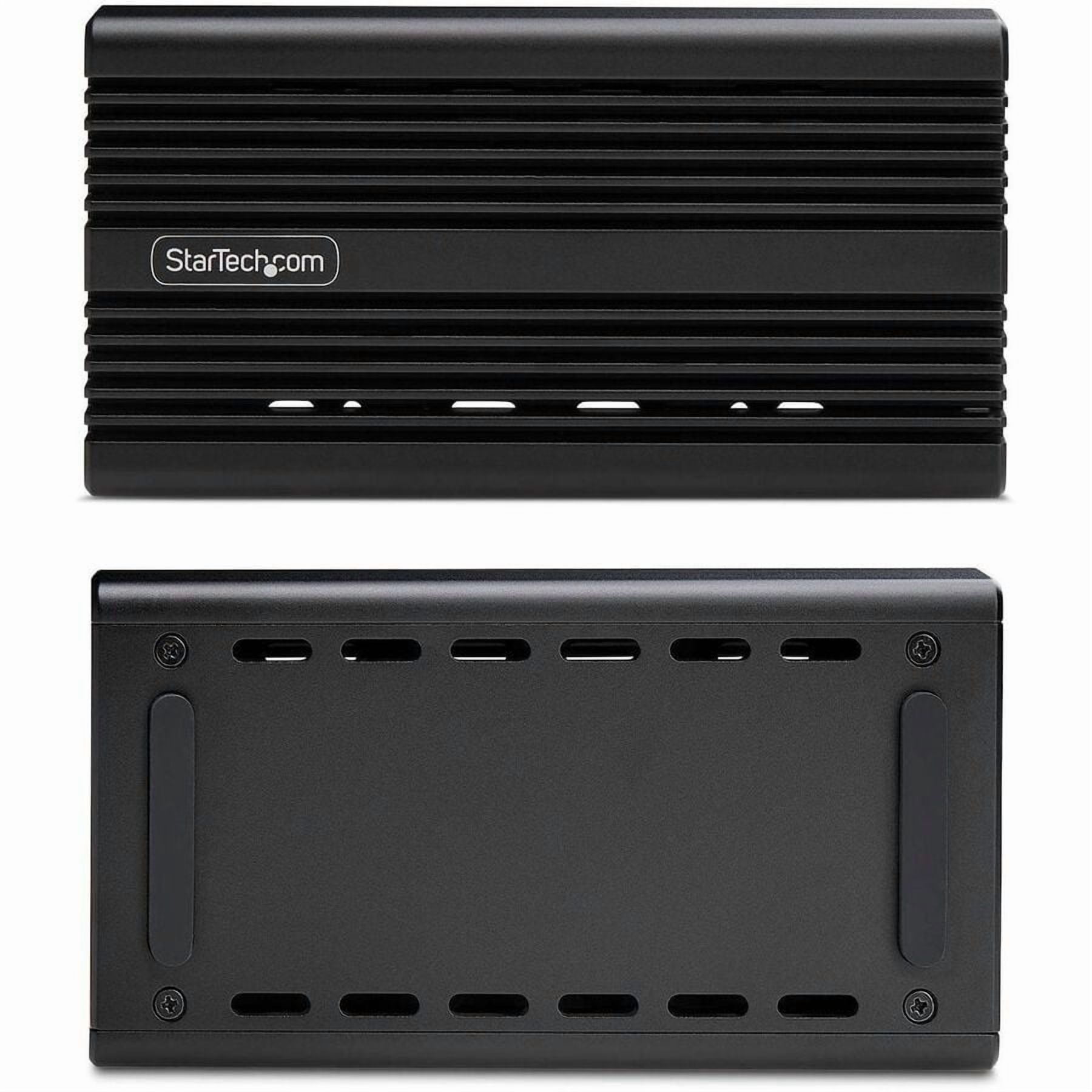 StarTech.com USB4 M.2 NVMe Enclosure, 40Gbps, External USB-C/Thunderbolt NVMe SSD Enclosure, B+M/M-Key