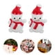 thumbnail image 3 of 10pcs Navidad Mini Muñeco de nieve Resina Adornos de Resina XMAS Mini Muñeco de nieve Decoración DIY, 3 of 5