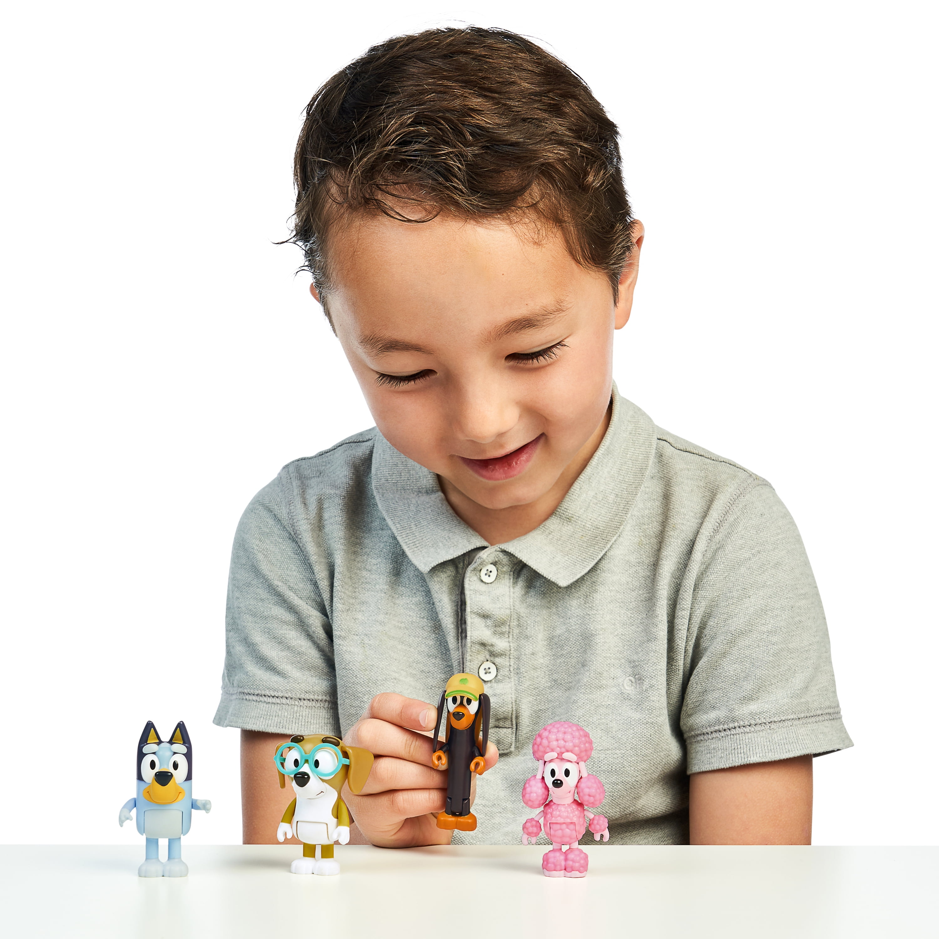 BLUEY 4PK Friends Figures  Articulated and Poseable for Imaginative Play  (图4)