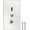 1 HDMI+1 COAX+1 CAT6, variant on HDMI Ethernet Wall Plate - 2 Port 4K HDMI Keystone, 1 Port Cat6 Keystone Wall Plate Female to Female-White