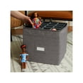 thumbnail image 6 of Covermates Keepsakes - Adjustable Cube Storage Bin - Configurable FlexGrid Compartments - ID Window - Pull Handles - Indoor Storage, Grey Heather, 6 of 7