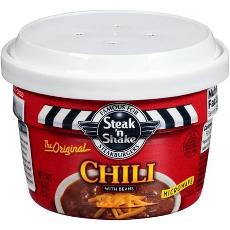 (6 Pack) Pinnacle Foods Steak 'N Shake Chili With Beans, 7.5 (Best Steak N Shake Chili Recipe)