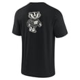 thumbnail image 3 of Unisex Fanatics Black Wisconsin Badgers Elements Super Soft Short Sleeve T-Shirt, 3 of 3