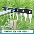 thumbnail image 2 of 5/6/7/8 Teeth Garden Weeding Hoe With Handle Multifunctional Detachable Thickened Tools Agricultural Gardening, 2 of 8