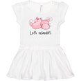 thumbnail image 3 of Inktastic Let's Relaxolotl with Sleeping Axolotls Girls Toddler Dress, 3 of 5
