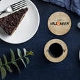 thumbnail image 6 of FMSHPON Happy Halloween Orange Moon Retro Set of 4 Round Coaster for Drinks, Absorbent Ceramic Stone Coasters Cup Mat with Cork Base for Home Kitchen Room Coffee Table Bar Decor, 6 of 6
